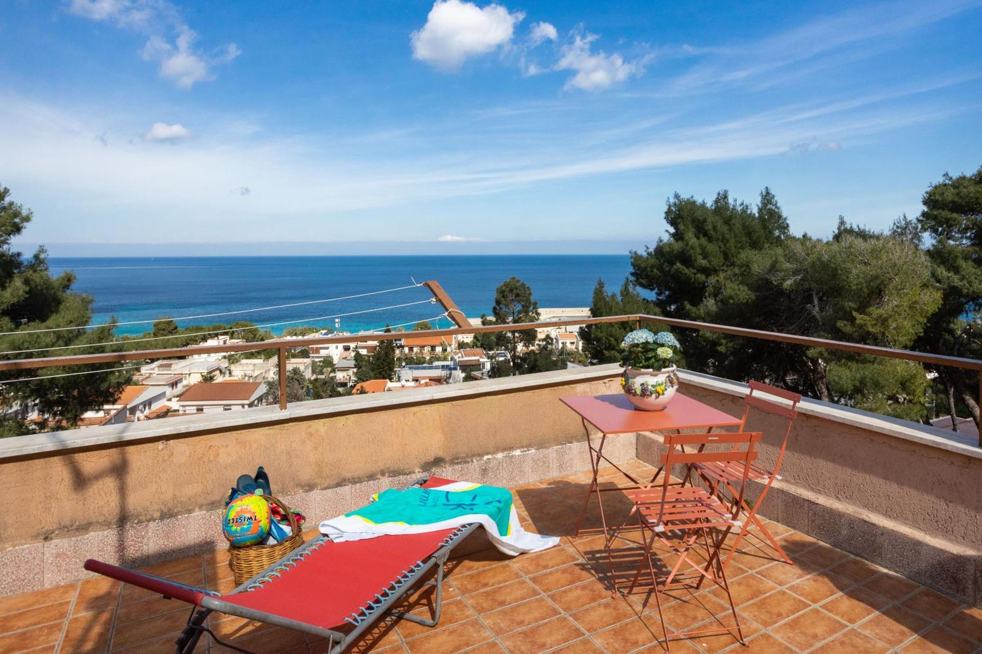 Villa Nel Verde Sul Mare, Mondello, Palermo Ngoại thất bức ảnh