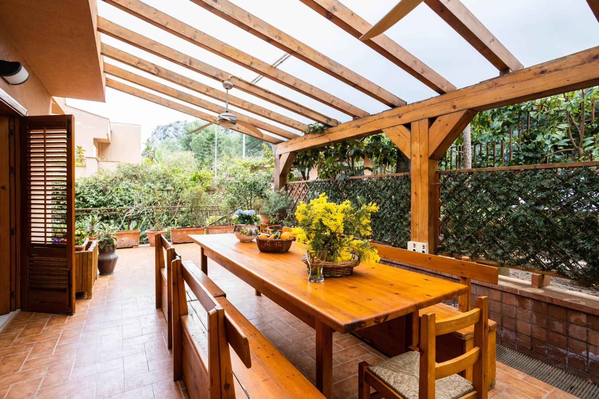 Villa Nel Verde Sul Mare, Mondello, Palermo Ngoại thất bức ảnh